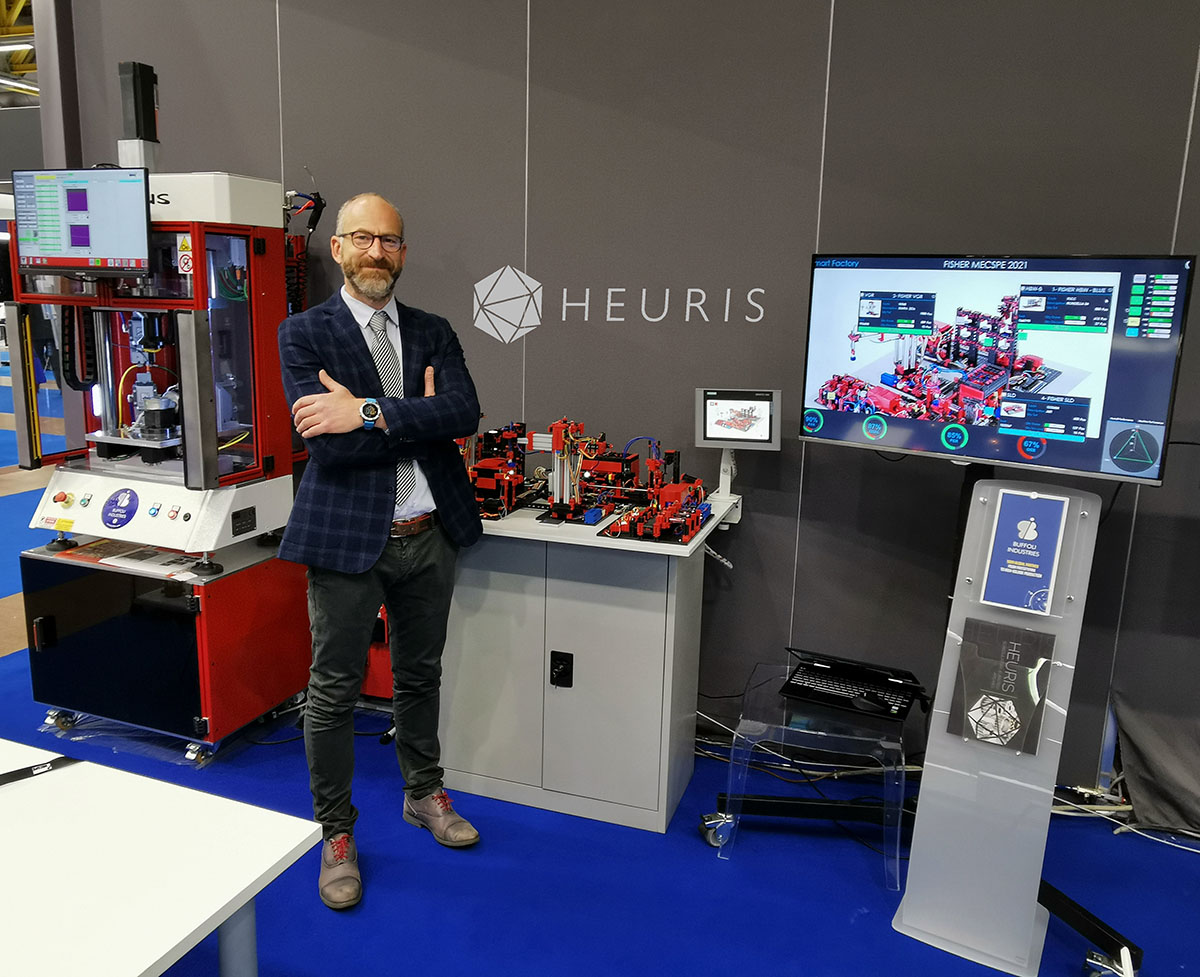 Heuris alla fiera MECSPE 2021 con PLC